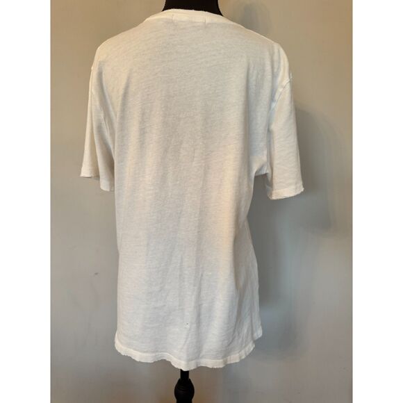 Junk Food “Bob Dylan” Women’s Distressed Graphic Tee Size S |Chest 19″Length 26″ - Picture 4 of 5